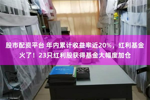 股市配资平台 年内累计收益率近20%，红利基金火了！23只红利股获得基金大幅度加仓