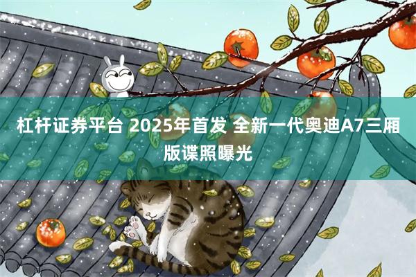 杠杆证券平台 2025年首发 全新一代奥迪A7三厢版谍照曝光